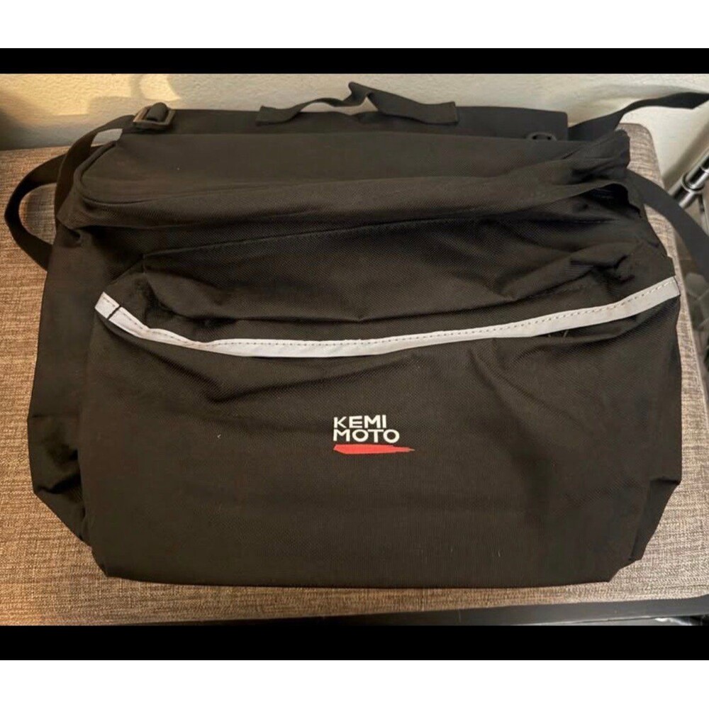 NWOT KemiMoto Black Saddle Cycling Bicycle Bag